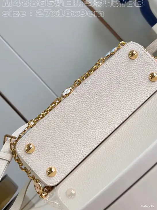 VUITTON BB-27*18*9CM CAPUCINES LOUIS 0627